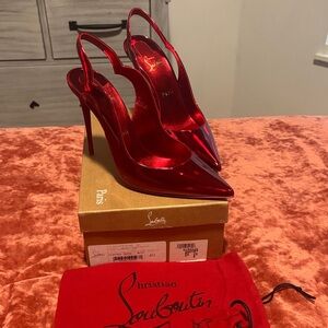 Christian Louboutin Hot Chick Slingback Heels